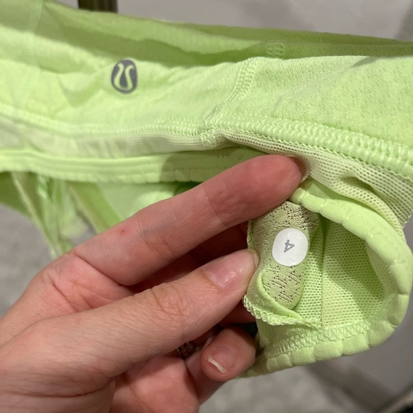Lululemon Sports Bra | Neon Green | Adjustable Straps | Size 4 | Barely Worn! - Picture 4 of 4